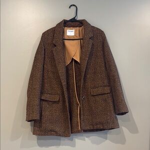 Old Navy Brown Blazer Jacket